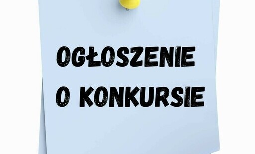 ogłoszenie o konkursie
